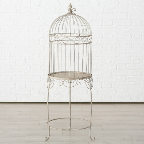 Kovová klietka na podstavci 120 cm - väčšia