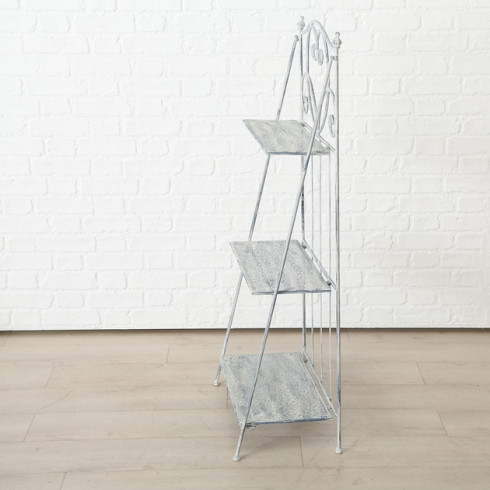 Kovový regál / stojan na kvety 125 cm