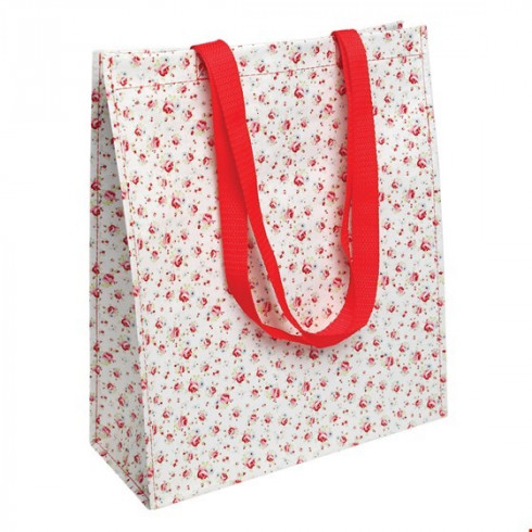 Recyklovaná nákupná taška s ružami - 40 cm Recyklovaná nákupná taška s ružami - 40 cm