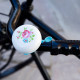 Kovový zvonček na bicykel s motívom ruží