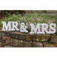 Drevený nápis MR & MRS