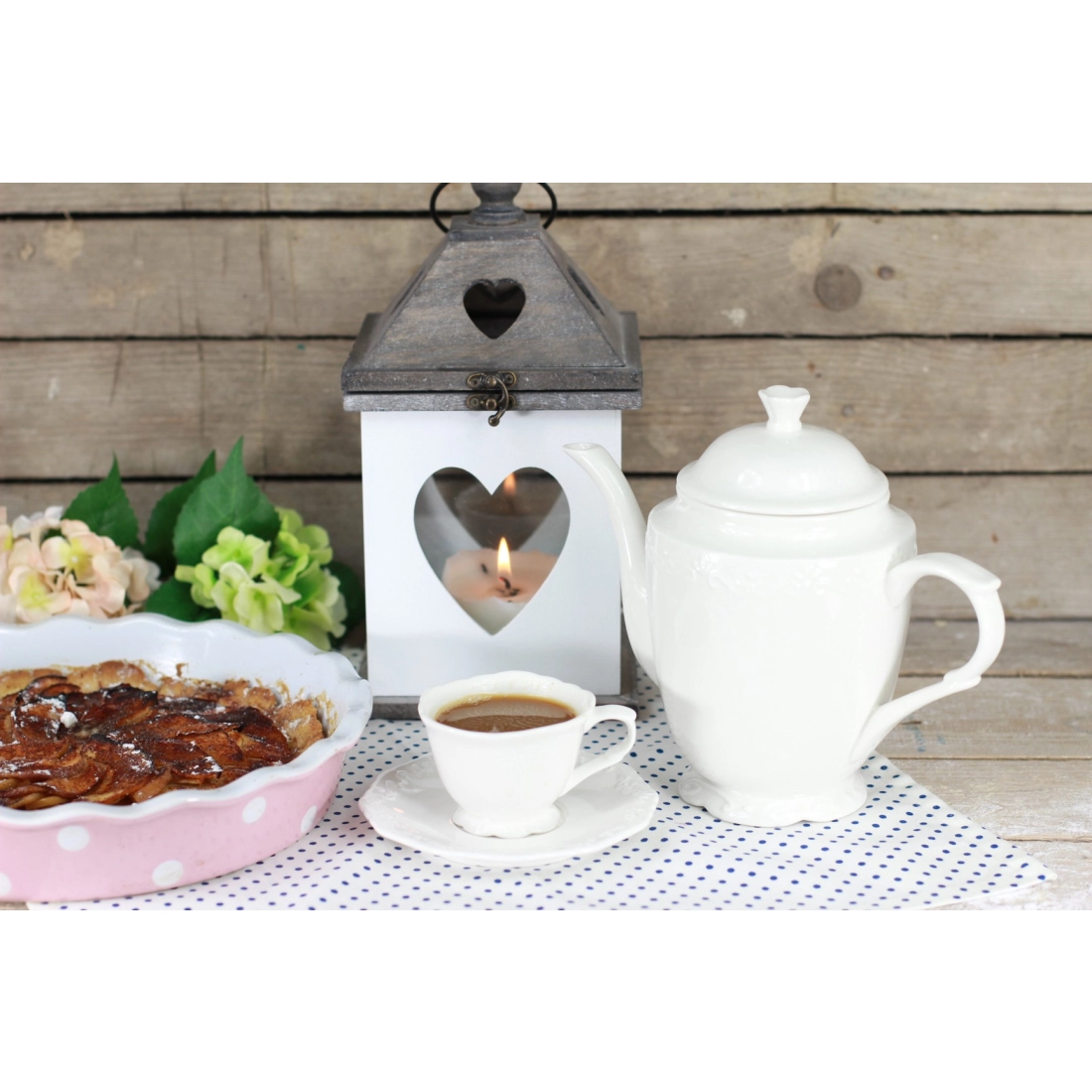 Porcelánový šálek s talířkem Provence 200 ml