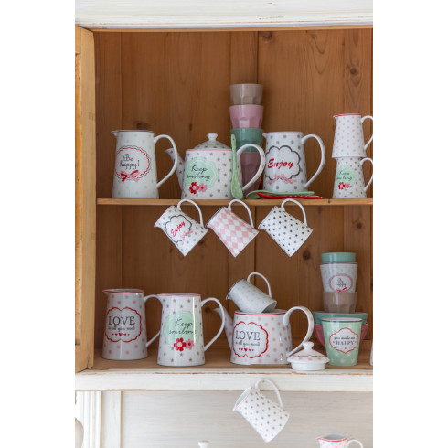 Porcelánový džbán Pink Stars 850 ml Porcelánový džbán Pink Stars 850 ml