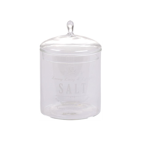 Skleněná dóza s víkem Salt 600 ml