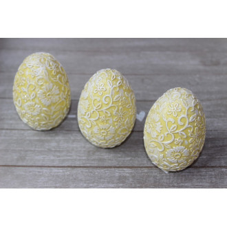 Dekorační vajíčko - žluté