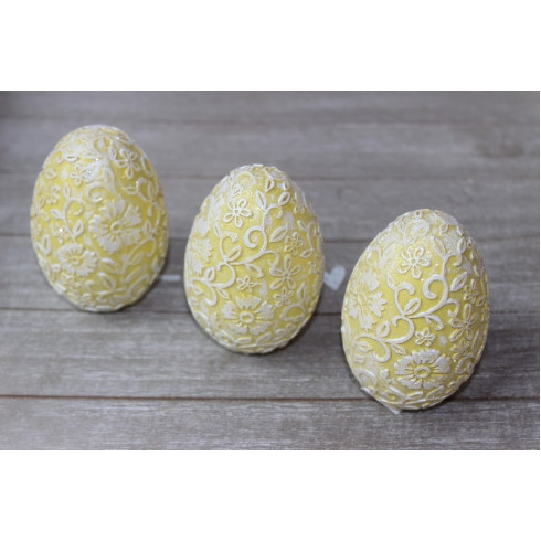 Dekorační vajíčko - žluté