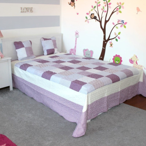 Bavlnená posteľná prikrývka 230 x 260 cm