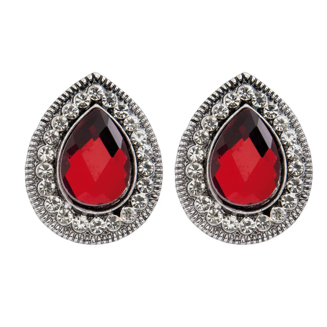 Vintage náušnice s kameňom