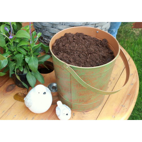 Dekoračné vedro s uchom - menšie