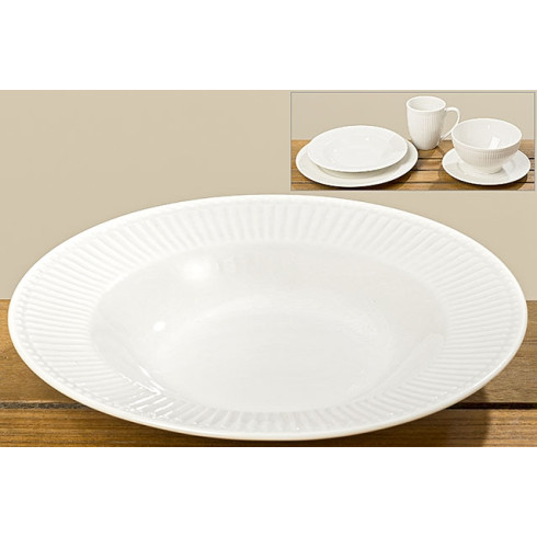 Porcelánový hluboký talíř "Celina" - 22 cm