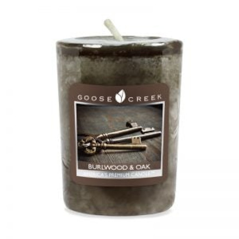 Vonná svíčka Goose Creek Candle Burlwood Oak