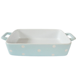 Keramický pekáč 23 cm svetlo modrý