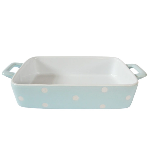 Keramický pekáč 23 cm svetlo modrý