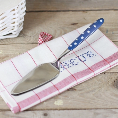 Nerezová lopatka na tortu 26 cm tmavo modrá