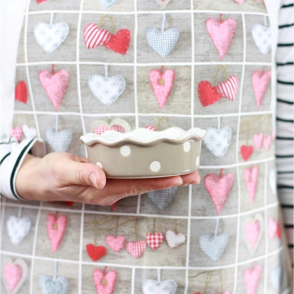 Keramická forma na koláč 12 cm hnedá