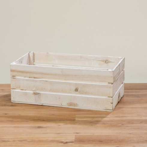 Drevená dekoračná debnička 70 cm - menšia