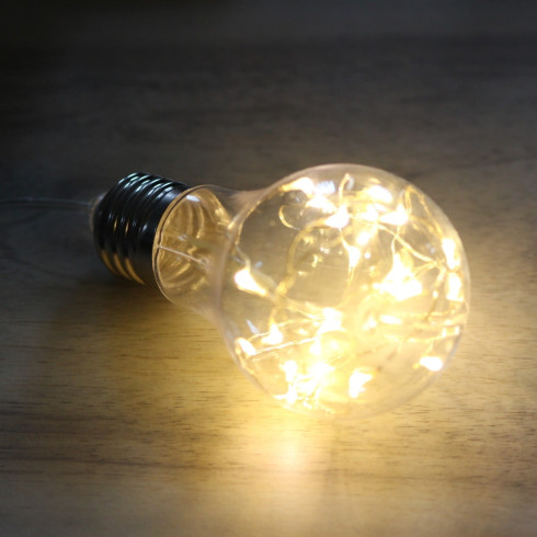 LED svítící lampion na zavěšení 28 cm