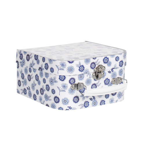 Dětský čajový set v kufříku - modrý