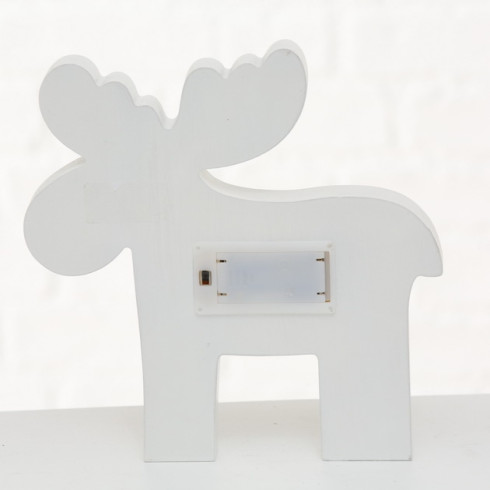 Drevená LED svietiaca dekorácia - 20 cm 1 ks