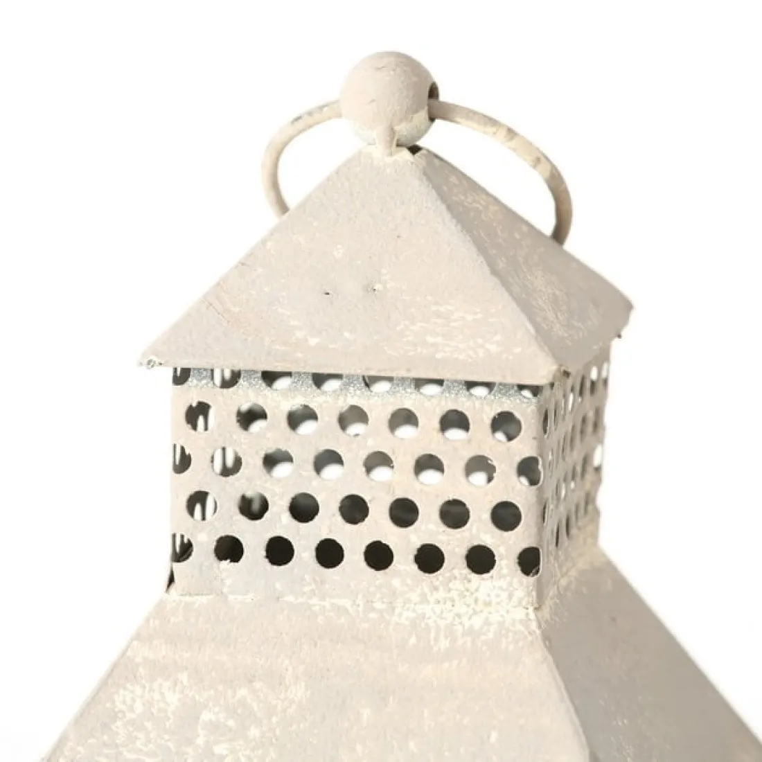 Dřevěná lucerna na svíčku Firola - 35 cm menší