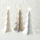 Dřevěný vánoční stromek 25 cm