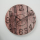Hodiny nástenné v dekore dreva - 50 cm