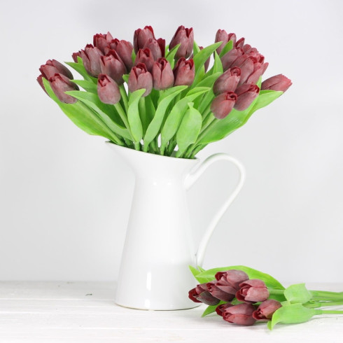 Jarný tulipán - červenofialový 1 ks
