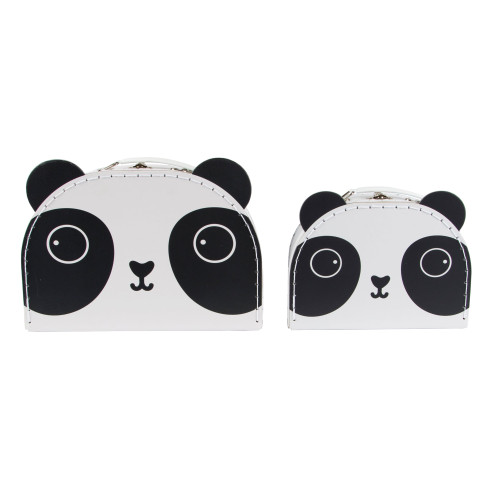 Kartonový kufřík Panda - větší