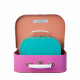 Kartonový kufřík růžový - větší