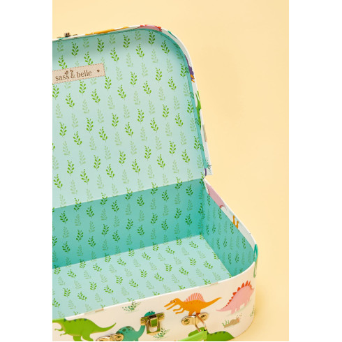 Kartónový kufrík s dinosaurami - stredný