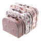 Kartonový kufřík s motivem starorůžových růží - malý