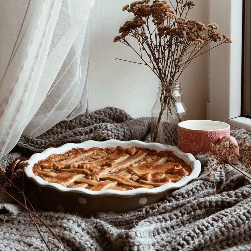 Keramická forma na koláč 26 cm hnedá, Isabella Rose