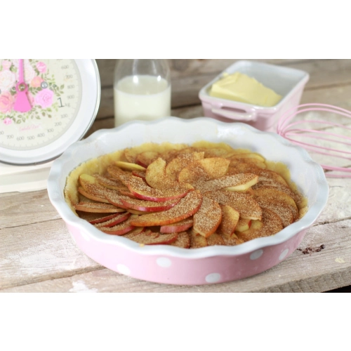 Keramická forma na koláč 26 cm ružová, Isabella Rose