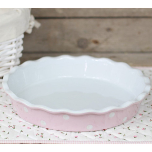 Keramická forma na koláč 26 cm ružová, Isabella Rose Keramická forma na koláč 26 cm ružová, Isabella Rose