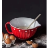 Keramická misa na cesto 22 cm - 2,5 L - červená, Isabella Rose