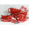 Keramická misa na cesto 22 cm - 2,5 L - červená, Isabella Rose