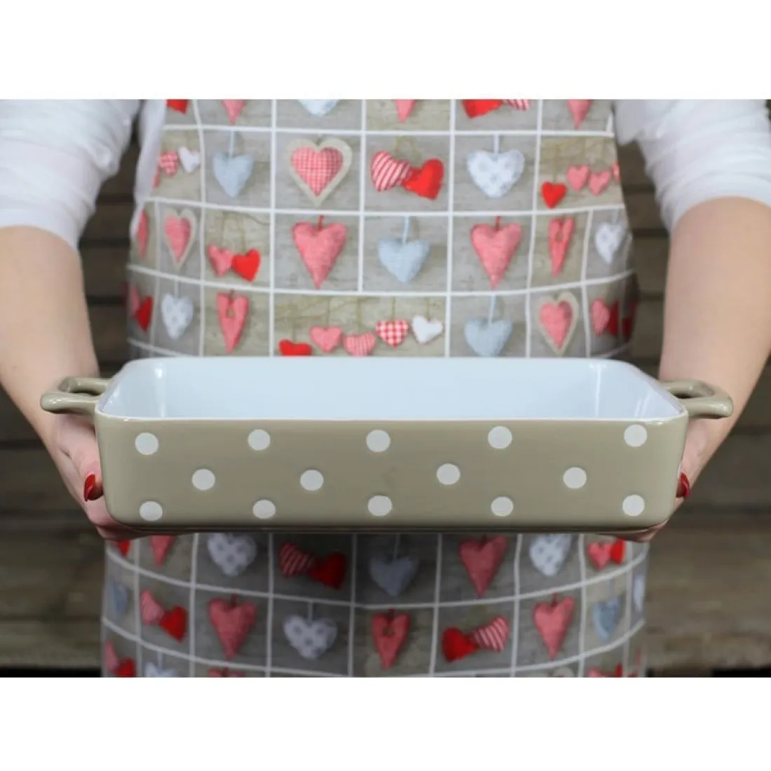 Keramická zapékací mísa nebo pekáč 31 cm hnědý, Isabella Rose