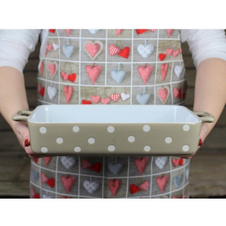 Keramická zapekacia misa alebo pekáč 31 cm hnedý, Isabella Rose