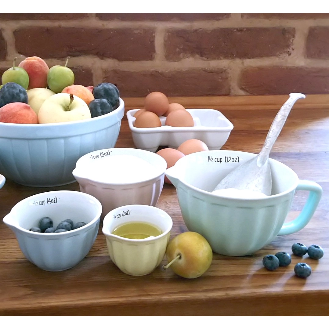 Keramické misky - odmerky, set 4 ks