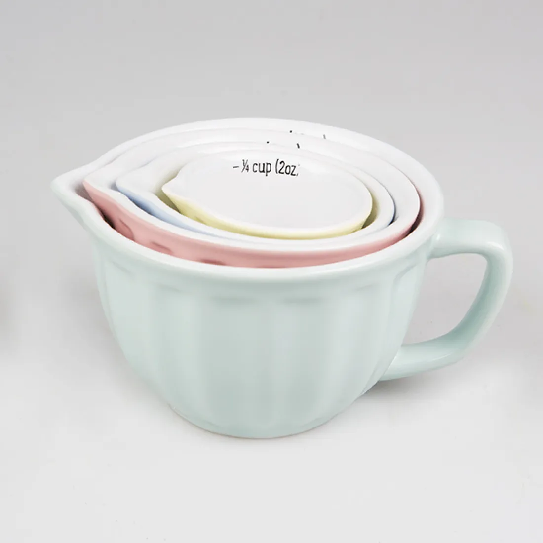 Keramické misky - odmerky, set 4 ks