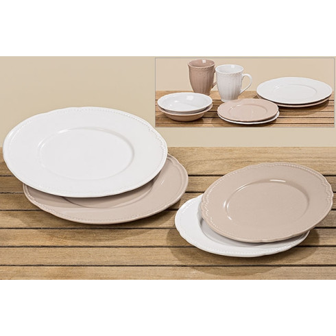 Keramický jedálenský tanier "Vintage" 26 cm