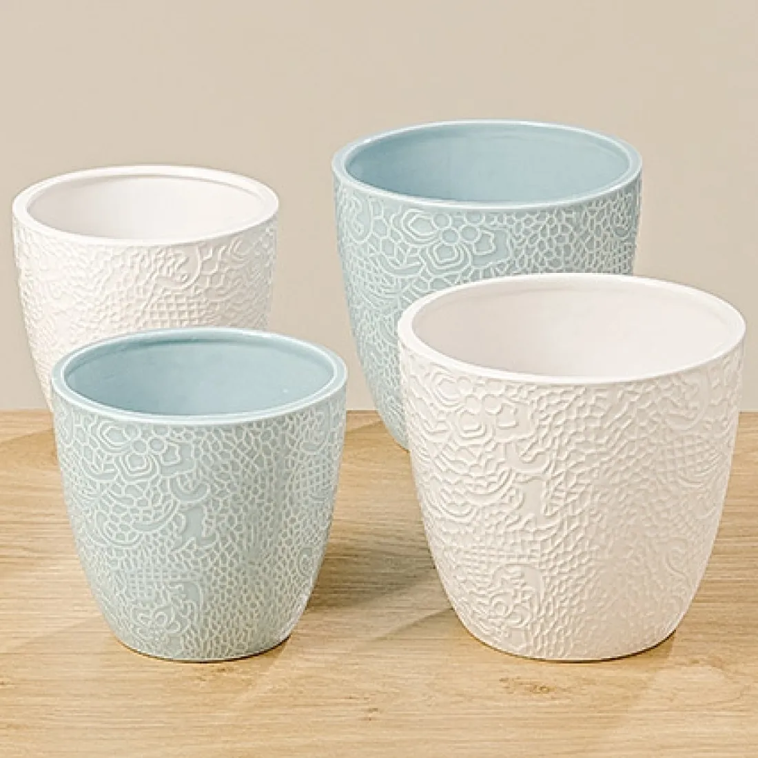 Keramický kvetináč 15 cm - väčší