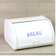 Kovový box na chléb - béžový