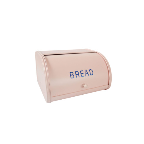 Kovový box na chlieb - ružový