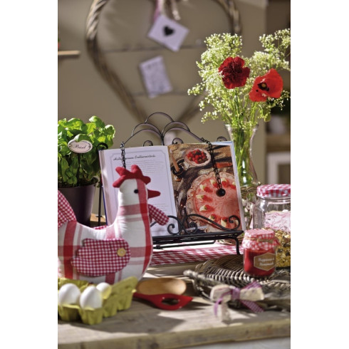 Kovový stojan na knižku / kuchárku Alice