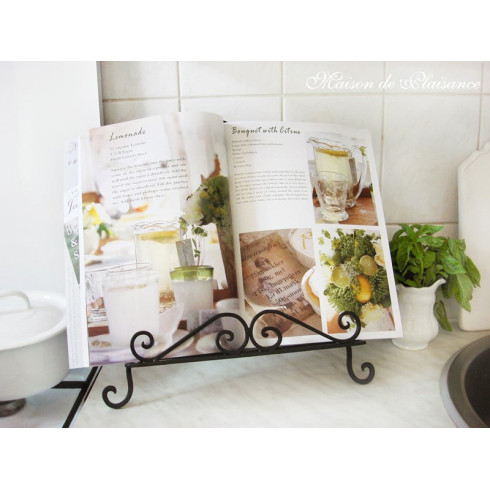 Kovový stojan na knižku / kuchárku Alice