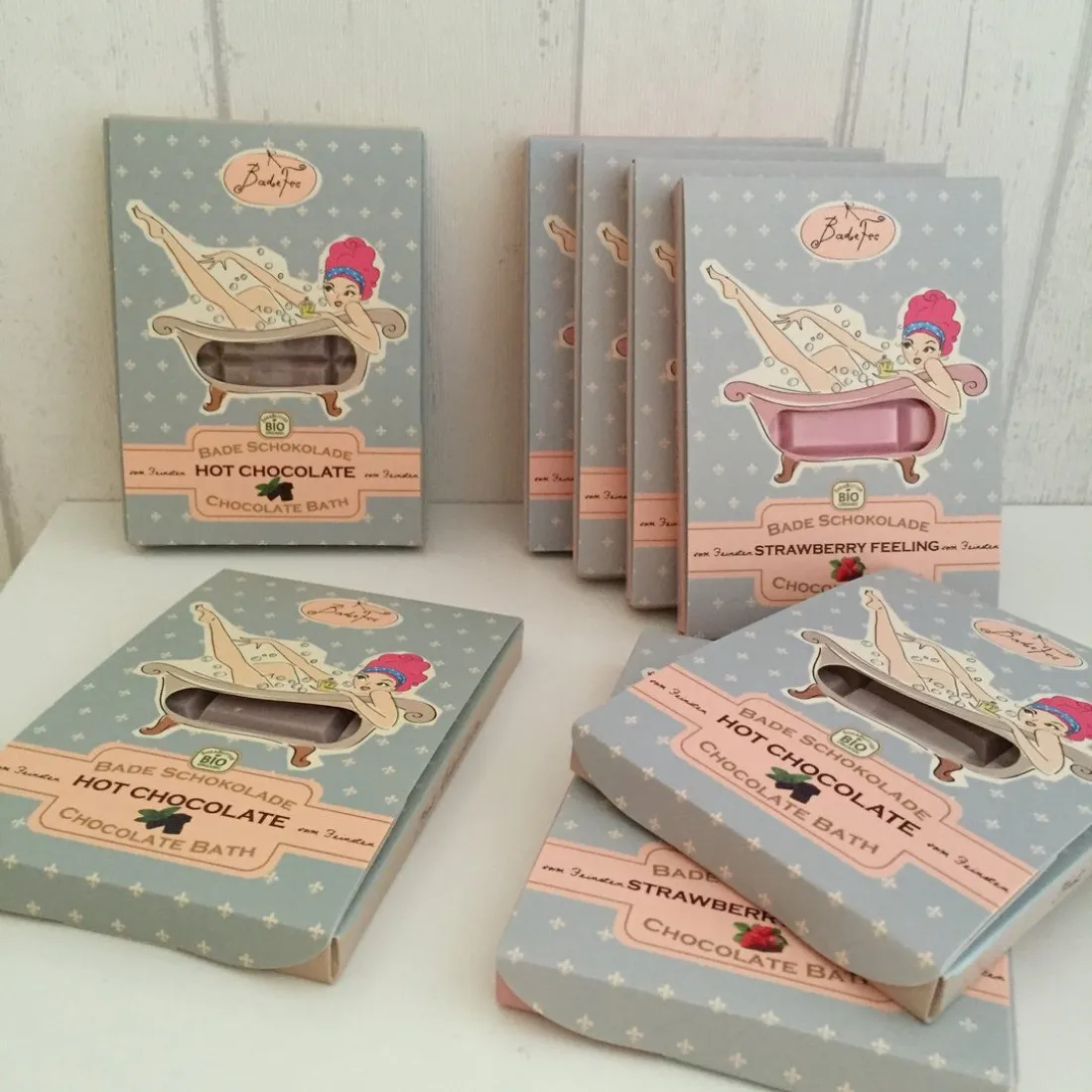 Luxusná čokoláda do kúpeľa 80g - Horúca mätová čokoláda