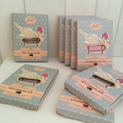 Luxusná čokoláda do kúpeľa 80g - Horúca mätová čokoláda