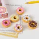 Mazací gumy Donut s vůní vanilky - set 6 ks