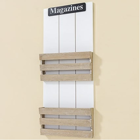Nástěnný stojan na noviny a časopisy